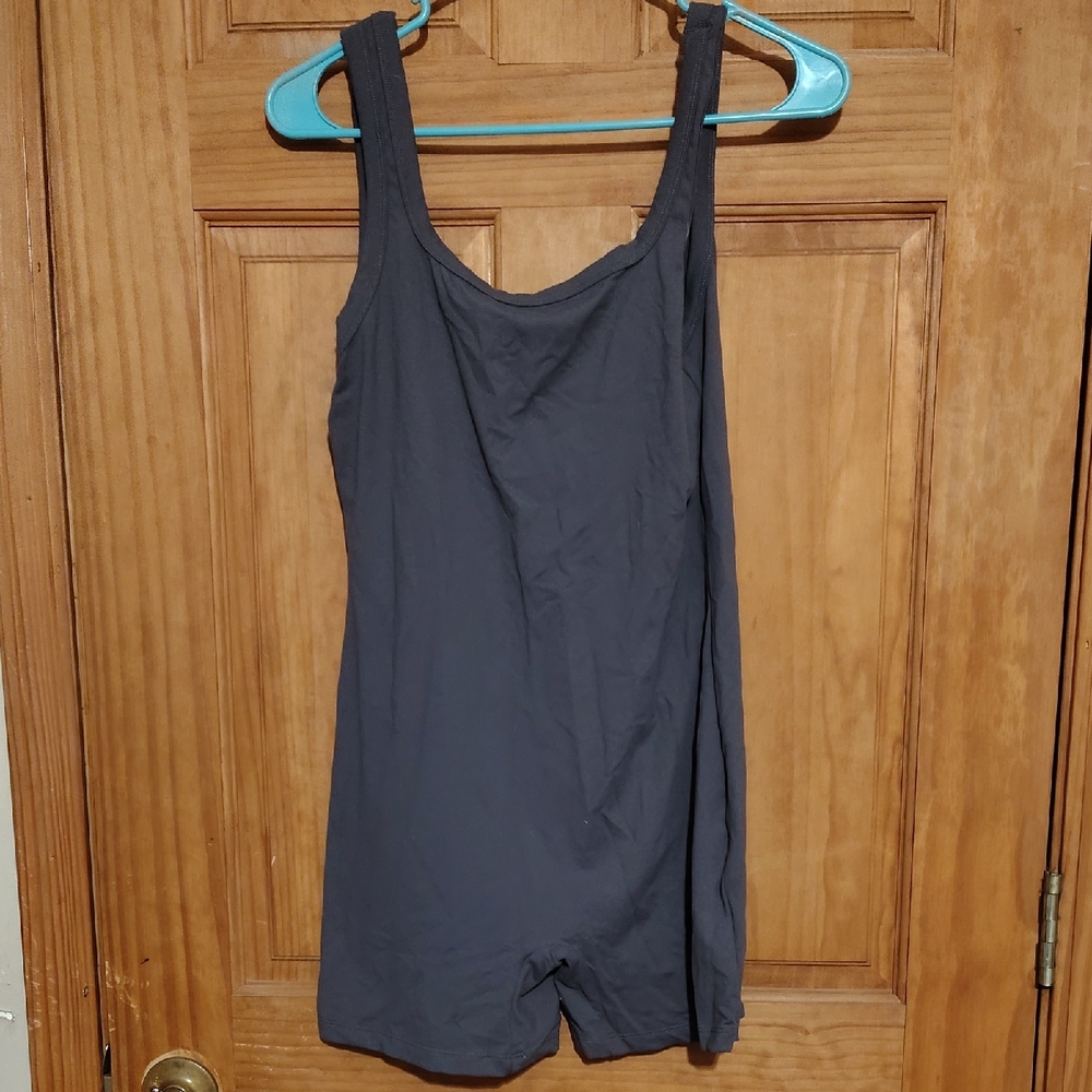 Women's Charcoal Sleep Romper
